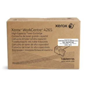 Foto de toner Xerox 106R02735 negro original caja sellada frontal