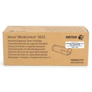 Toner Xerox 106R02737 Negro Workcentre 3655 Capacidad Estándar