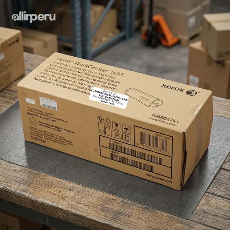 Foto de toner Xerox 106R02741 cartucho negro lateral derecho