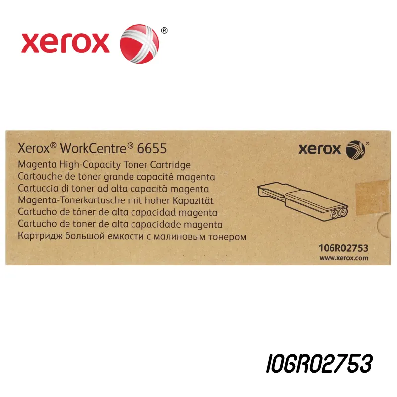 Toner-Xerox-106R02753-para-Workcentre-6655.webp Toner Xerox 106R02753 Magenta 7.5K Workcentre 6655 Alta capacidad - Imagen 1