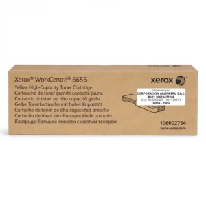 Toner Xerox 106R02754 Amarillo Workcentre 6655 Alta capacidad