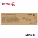 Foto de tóner Xerox 106R02755 negro original vista lateral con etiqueta de seguridad