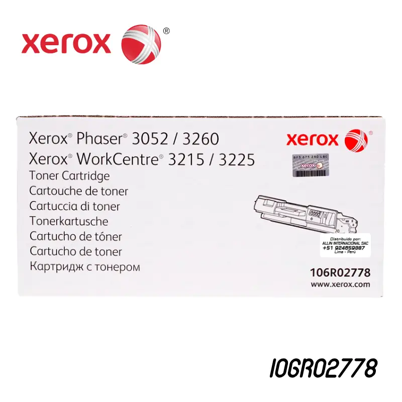Toner-Xerox-106R02778-para-Phaser-3052-3260-WorkCentre-3215-3225.webp Toner Xerox 106R02778 Negro 3K Phaser 3052, 3260, WorkCentre 3215, 3225 Capacidad Estándar - Imagen 1