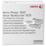 Toner Xerox 106R03048 Negro Phaser 3020, WorkCentre 3025 2 unidades en caja