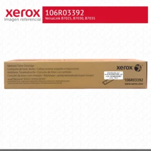 Toner Xerox 106R03392 Negro 15K VersaLink B7025, B7030, B7035 Metered