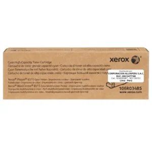 Tóner Xerox 106R03485 Cyan High Capacity original sellado, vista frontal