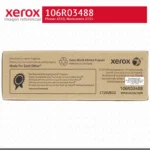 Tóner Xerox 106R03488 etiqueta con código SKU y rendimiento 5500 páginas
