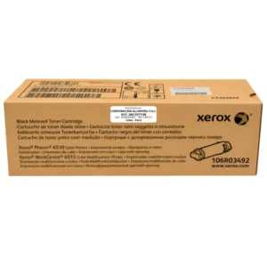 Foto de tóner Xerox 106R03492 Negro vista frontal del cartucho
