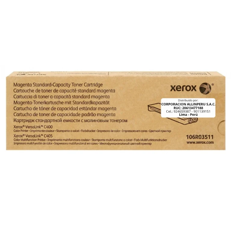 Tóner Xerox 106R03511 Magenta original para VersaLink C400 C405