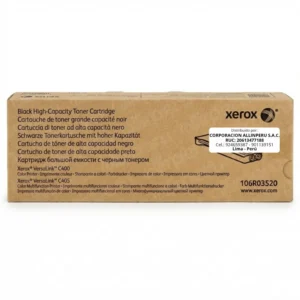 Tóner Xerox 106R03520 Negro original sellado para VersaLink C400 C405