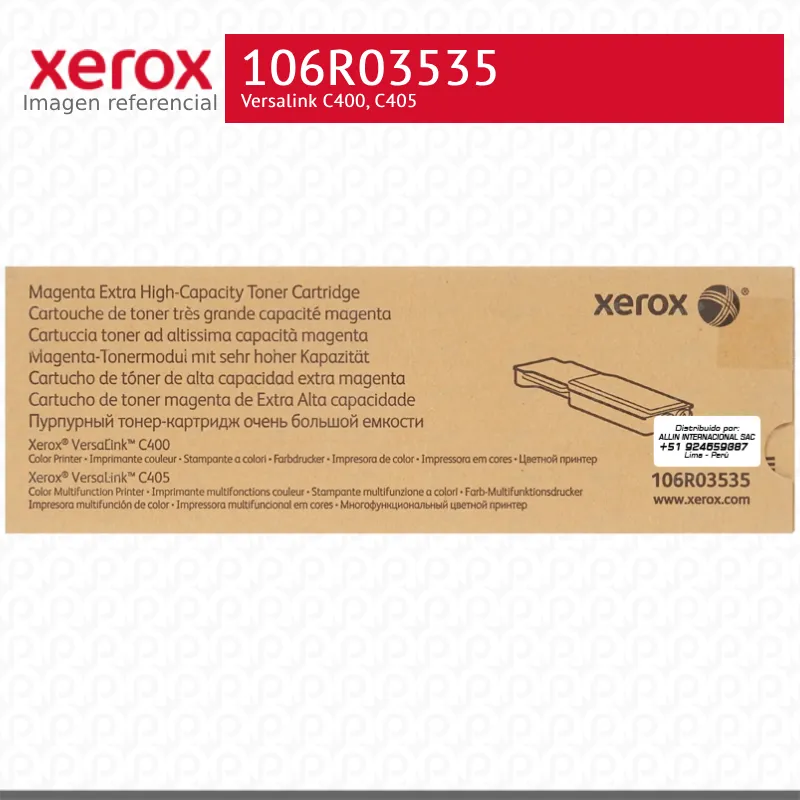 Toner-Xerox-106R03535-para-Versalink-C400-C405.webp Toner Xerox 106R03535 Magenta 8.8K Versalink C400, C405 Extra Alta capacidad - Imagen 1