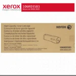 Cartucho tóner Xerox 106R03583 negro con etiqueta de rendimiento 13900 páginas
