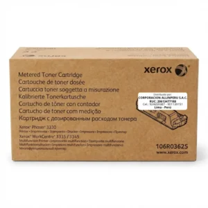 Foto de toner Xerox 106R03625 negro original caja sellada