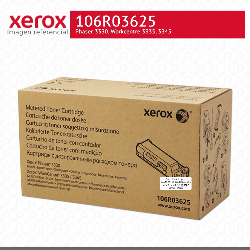 Toner-Xerox-106R03625-para-Phaser-3330-Workcentre-3335-3345.webp Toner Xerox 106R03625 Negro 11K Phaser 3330, Workcentre 3335, 3345 Metered alta capacidad - Imagen 1