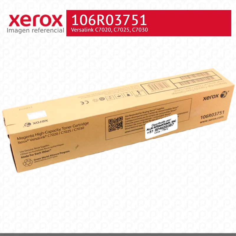 Toner-Xerox-106R03751-para-Versalink-C7020-C7025-C7030.webp Toner Xerox 106R03751 Magenta 9.8K Versalink C7020, C7025, C7030 Alta capacidad - Imagen 1