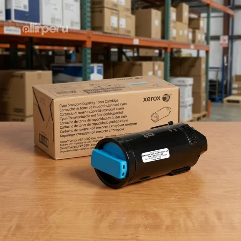 Cartucho tóner Xerox 106R03908 Cyan 6000 páginas sin empaque lateral