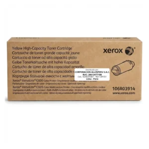 Tóner Xerox 106R03914 Amarillo original para VersaLink C600 C605