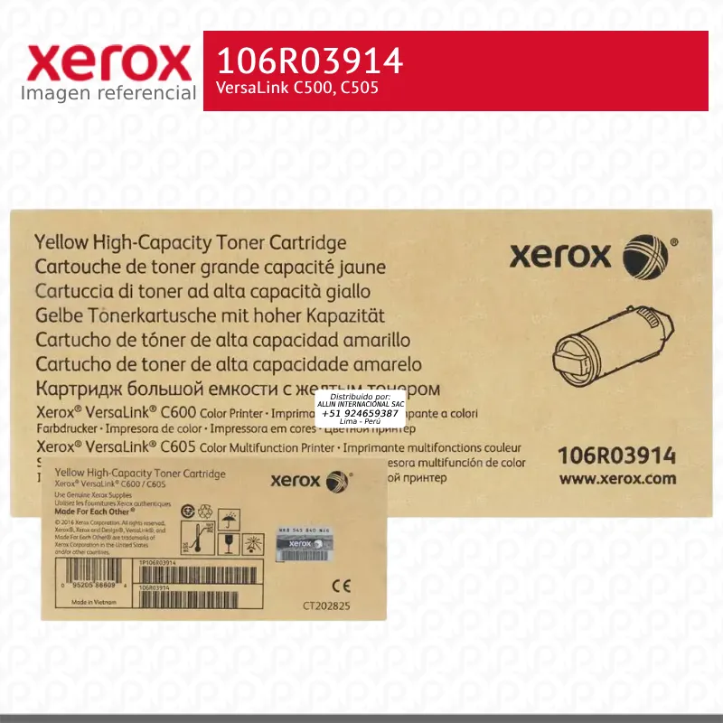 Toner-Xerox-106R03914-para-VersaLink-C600-C605.webp Toner Xerox 106R03914 Amarillo 10.1K VersaLink C600, C605 Alta Capacidad - Imagen 1