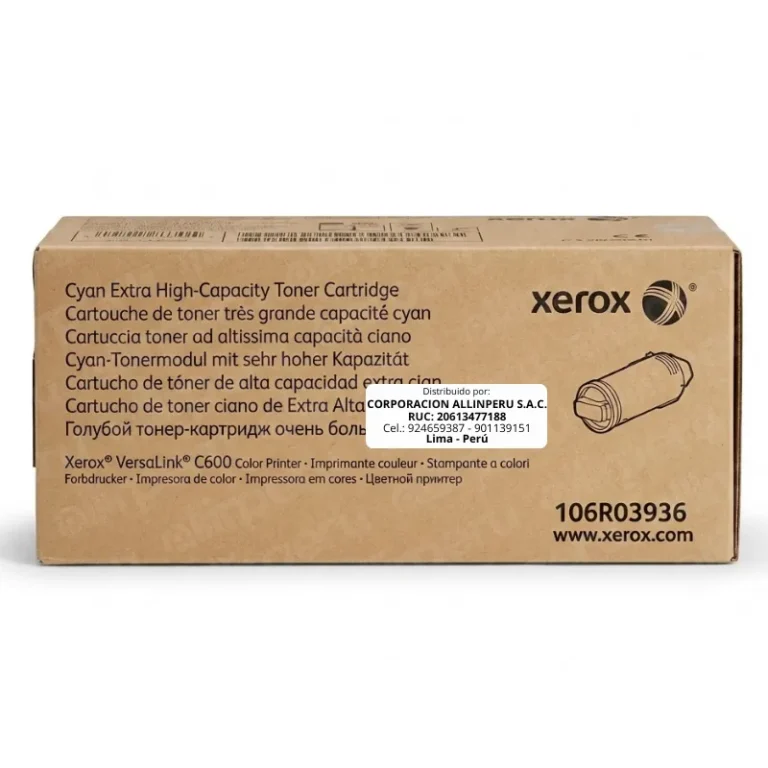 Tóner Xerox 106R03936 Cyan original para impresora VersaLink C605