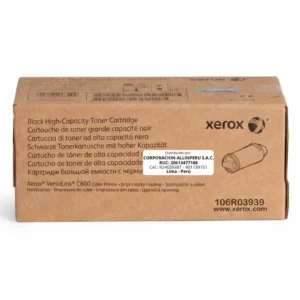 Tóner original Xerox 106R03939 negro extra alta capacidad para VersaLink C605