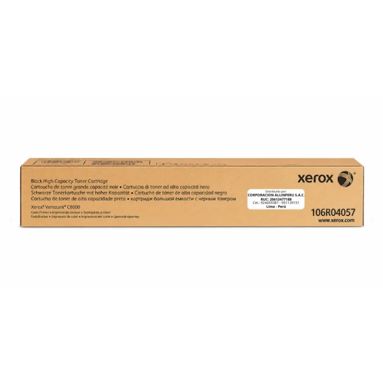 Toner Xerox 106R04057 negro caja frontal original