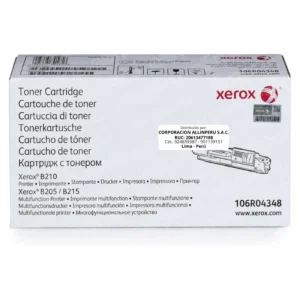 Foto de tóner Xerox 106R04348 negro vista frontal caja