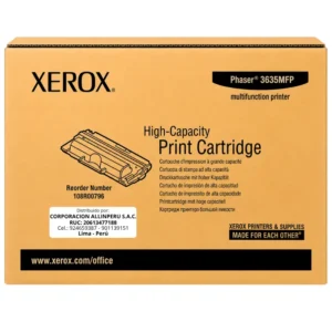 Toner Xerox 108R00796 negro original para Phaser 3635