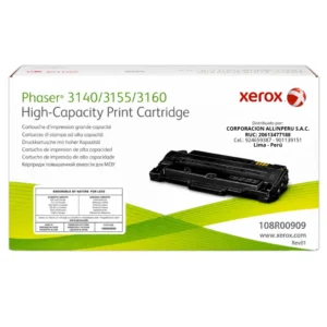 Tóner Xerox 108R00909 negro alta capacidad Phaser 3140
