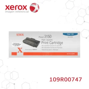 Toner Xerox 109R00747 Negro 5K Phaser 3150 Alta capacidad
