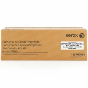 Tóner Xerox 113R00634 negro original sellado caja frontal