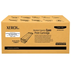 Foto de tóner Xerox 113R00719 cian frontal con caja original