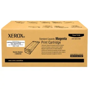 Foto de tóner Xerox 113R00720 magenta caja frontal Phaser 6180