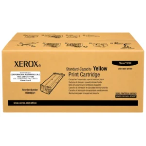 Foto de toner Xerox 113R00721 amarillo caja frontal Phaser 6180