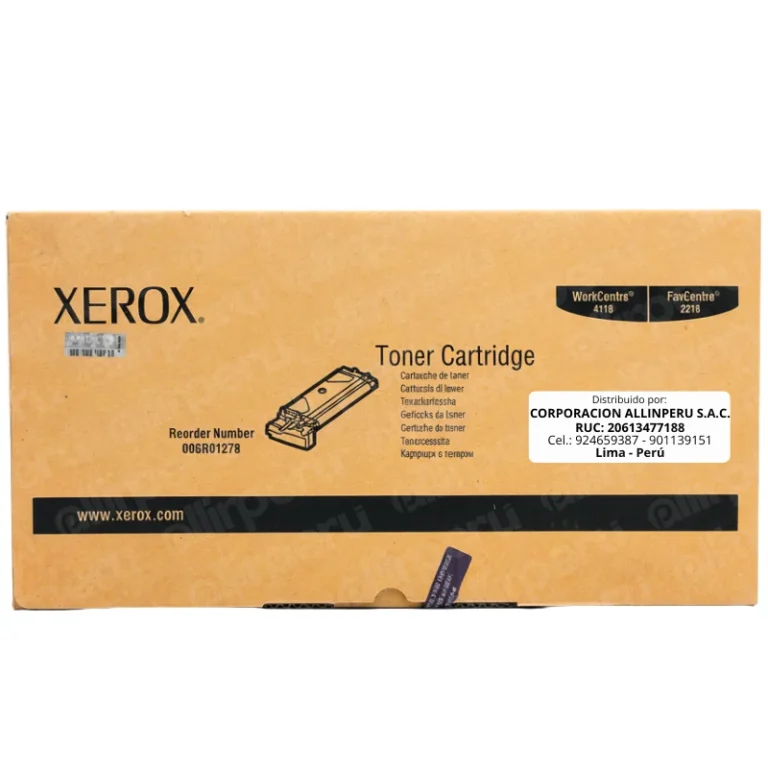 Toner Xerox 006R01278 original negro caja frontal