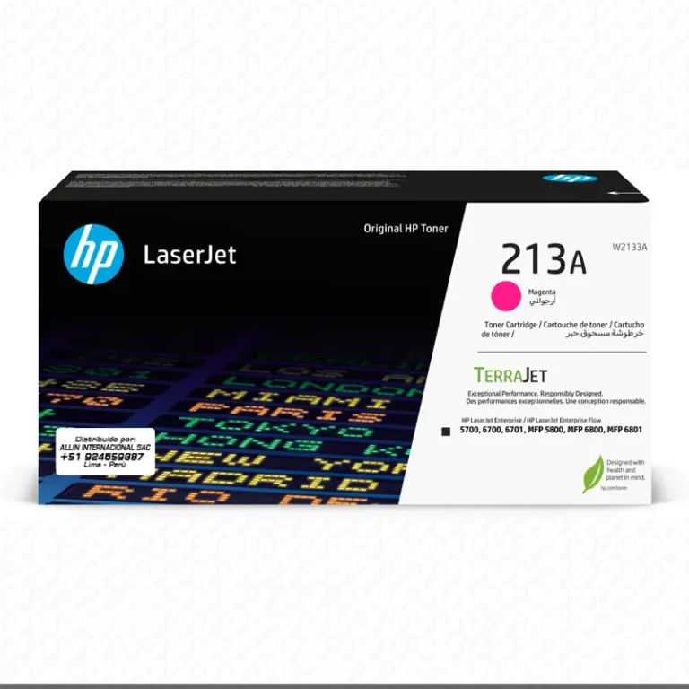 Toner HP 213A Magenta W2133A para Laserjet 5700