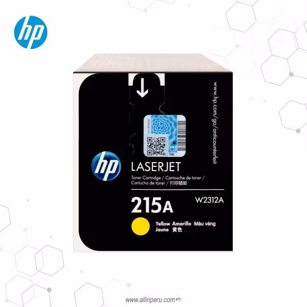 Empaque sellado del tóner HP 215A W2312A vista lateral