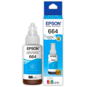 tinta epson 664 cian original nuevo sellado