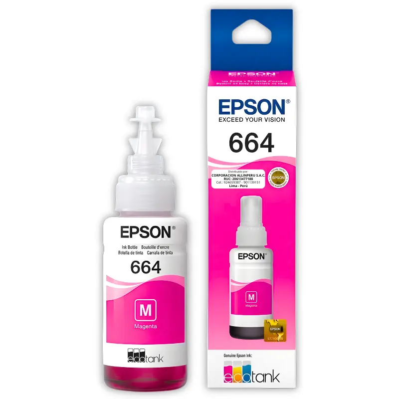 tinta epson 664 magenta Original tinta epson 664 magenta original nuevo sellado
