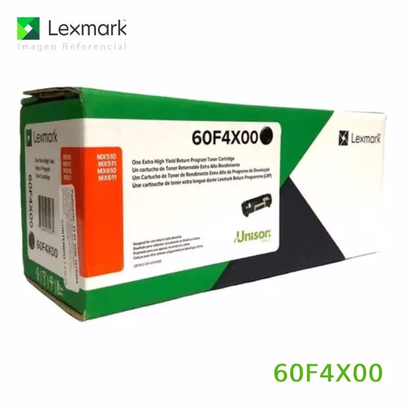 Toner Lexmark 60F4X00 de MX310, MX611, MX310, MX511