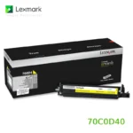 Revelador Lexmark 70C0D40 Yellow 40.000 Páginas