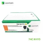 Toner Lexmark 74C4HY0 Yellow 12,000 páginas