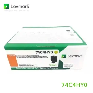 Toner Lexmark 74C4HY0 Yellow 12,000 páginas