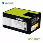 Toner Lexmark 80C8HK0 negro 4,000 Páginas Alto Rendimiento
