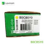 Toner Lexmark 80C8SY0 Yellow para CX410, CX510, CX310 2.000 Páginas