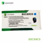 Toner Lexmark 80C8XC0 Cyan 4,000 páginas