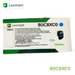 Toner Lexmark 80C8XC0 Cyan 4,000 páginas