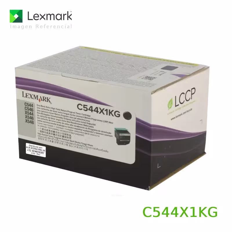 Toner Lexmark C544X1KG negro 6,000 páginas