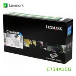 Toner Lexmark C734A1CG Cyan para C734, C736, X734, X736, X738