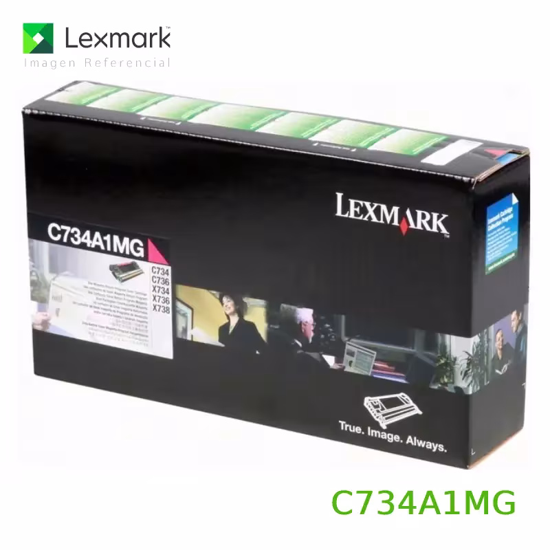 Toner Lexmark C734A1MG Magenta C734, C736, X734, X736, X738