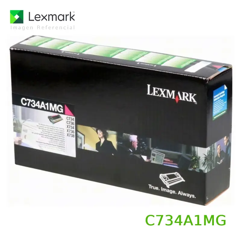 Toner Lexmark C734A1MG Magenta C734, C736, X734, X736, X738